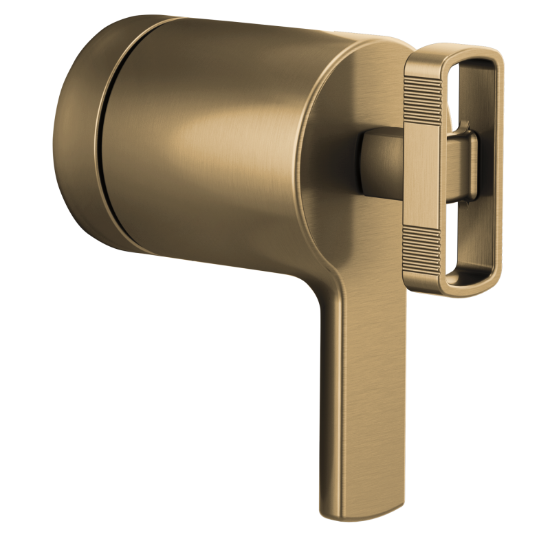 BRIZO Kintsu TempAssure Thermostatic Valve Trim Knob Handle Kit — Luxe Gold
