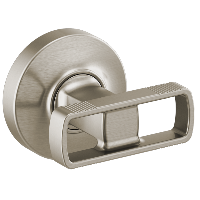 BRIZO Kintsu Two-Handle Wall Mount Tub Filler Knob Handle Kit — Luxe Nickel