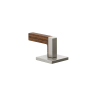 Luxe Nickel / Teak Wood