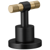 BRIZO Litze Widespread Handle Kit - T-Lever — Matte Black/Luxe Gold