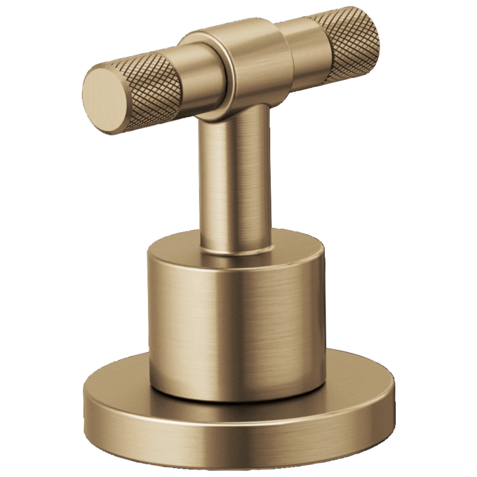 BRIZO Litze Widespread Lavatory T-Lever Handle Kit — Luxe Gold