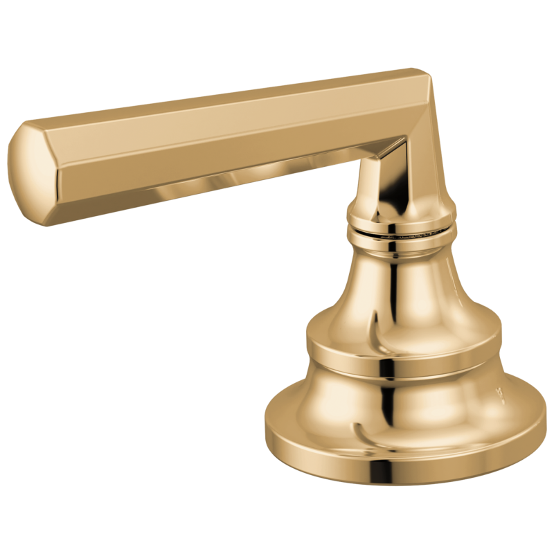BRIZO Beauclere Widespread Lavatory Lever Handle Kit — Polished Gold