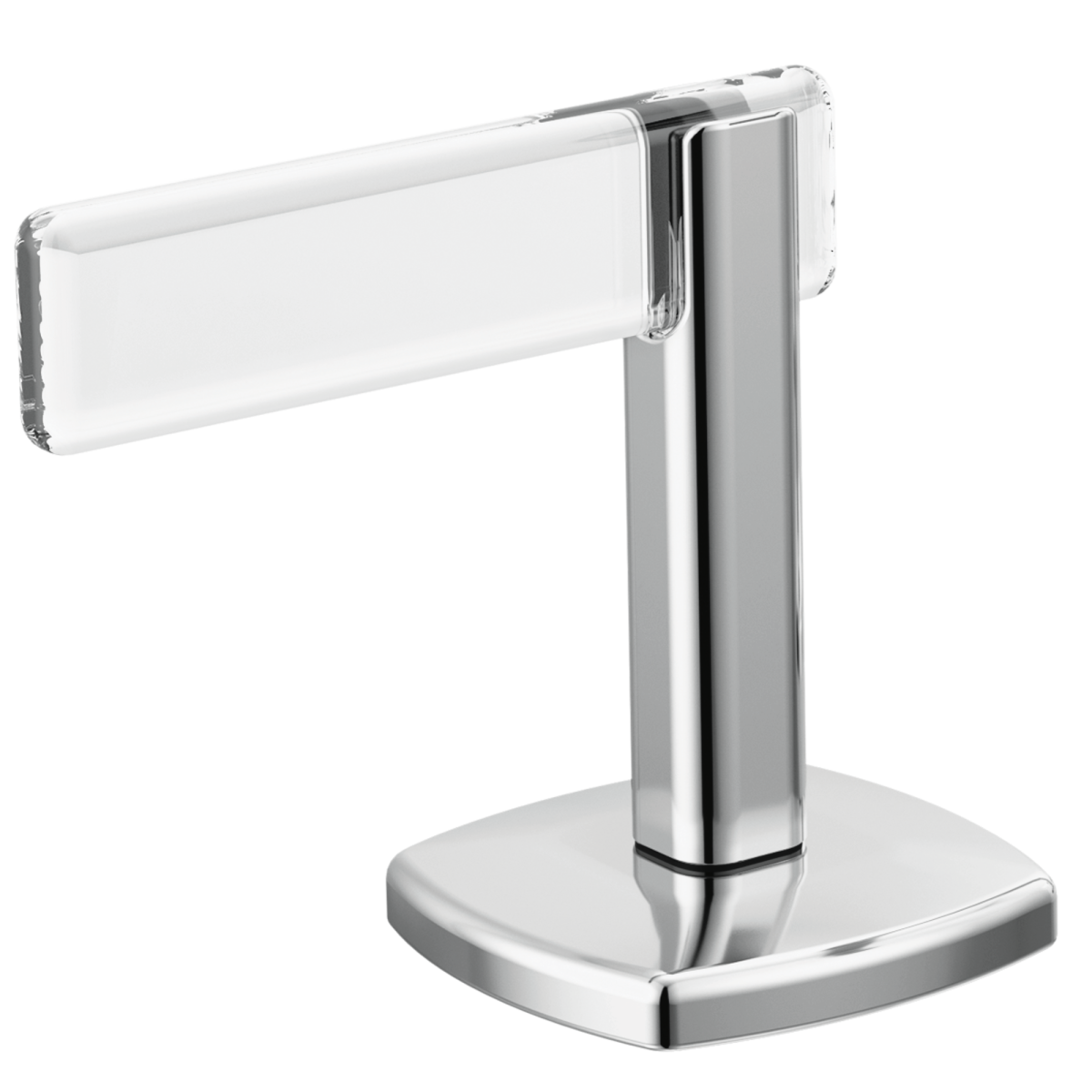 BRIZO Allaria Widespread Lavatory Lever Handle Kit — Polished Chrome / Clear Acrylic