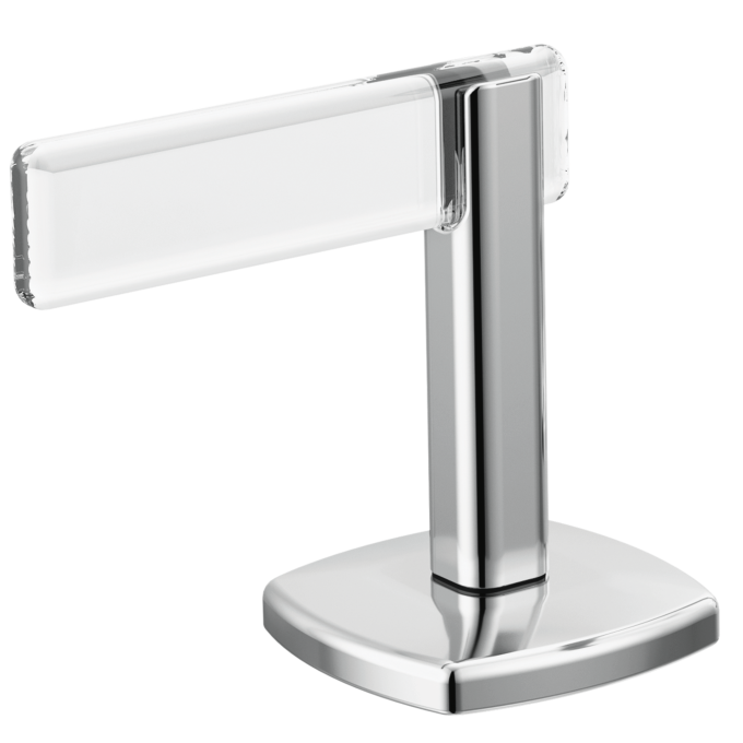 BRIZO Allaria Widespread Lavatory Lever Handle Kit — Polished Chrome / Clear Acrylic
