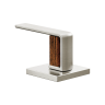 Luxe Nickel / Teak Wood