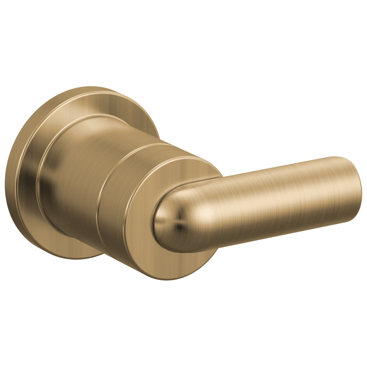 BRIZO Roccesco Single-Handle Wall Mount Lavatory Bent Lever Handle Kit — Luxe Gold