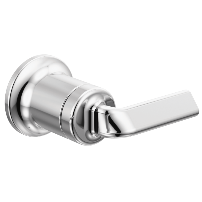 BRIZO Allaria Two-Hole, Single-Handle Wall Mount Lavatory Faucet Twist Handle Kit — Chrome