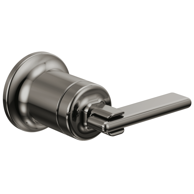 BRIZO Allaria Two-Hole, Single-Handle Wall Mount Lavatory Faucet Lever Handle Kit — Brilliance Black Onyx