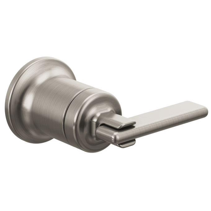 BRIZO Allaria Two-Hole, Single-Handle Wall Mount Lavatory Faucet Lever Handle Kit — Luxe Nickel