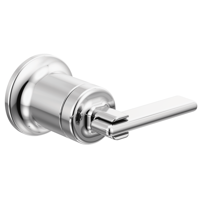 BRIZO Allaria Two-Hole, Single-Handle Wall Mount Lavatory Faucet Lever Handle Kit — Chrome