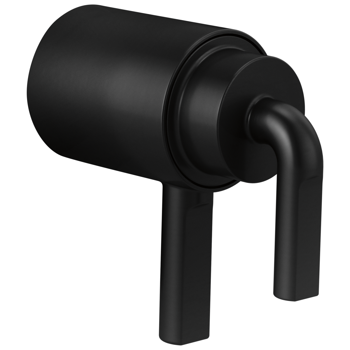 BRIZO Litze Tempassure Thermostatic Trim Handle Kit - Notch Lever — Matte Black