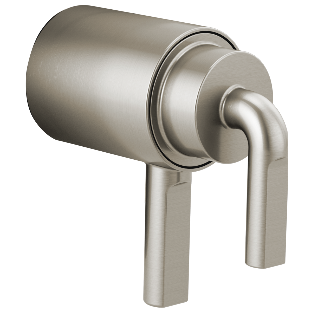 BRIZO Litze TempAssure Thermostatic Valve Trim Notch Lever Handle Kit — Luxe Nickel