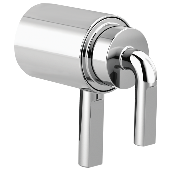 BRIZO Litze TempAssure Thermostatic Valve Trim Notch Lever Handle Kit — Chrome