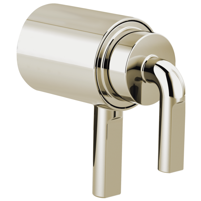 BRIZO Litze TempAssure Thermostatic Valve Trim Notch Lever Handle Kit — Polished Nickel