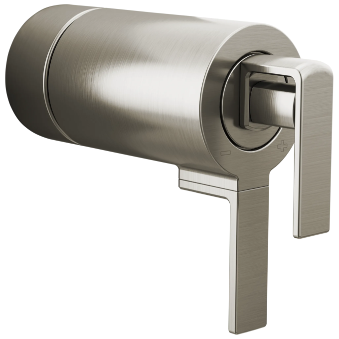 BRIZO Frank Lloyd Wright TempAssure Thermostatic Valve Gap Lever Handle Kit — Luxe Nickel