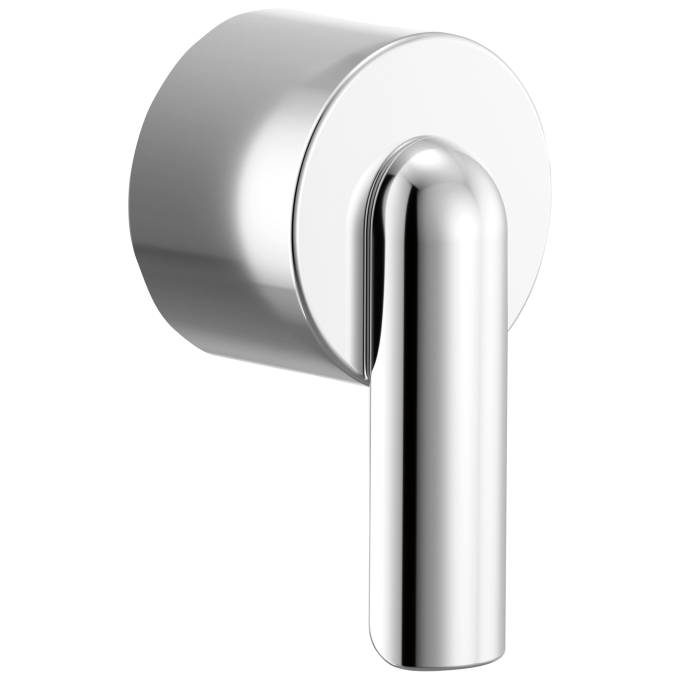 BRIZO Roccesco Pressure Balance Valve Trim Bent Lever Handle Kit — Chrome