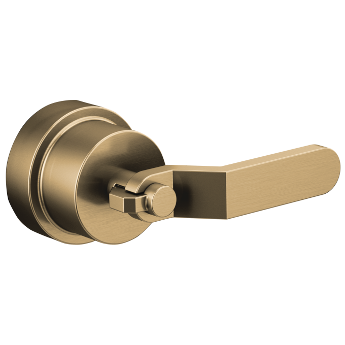 BRIZO Litze Pressure Balance Valve Only Trim Industrial Lever Handle Kit — Luxe Gold