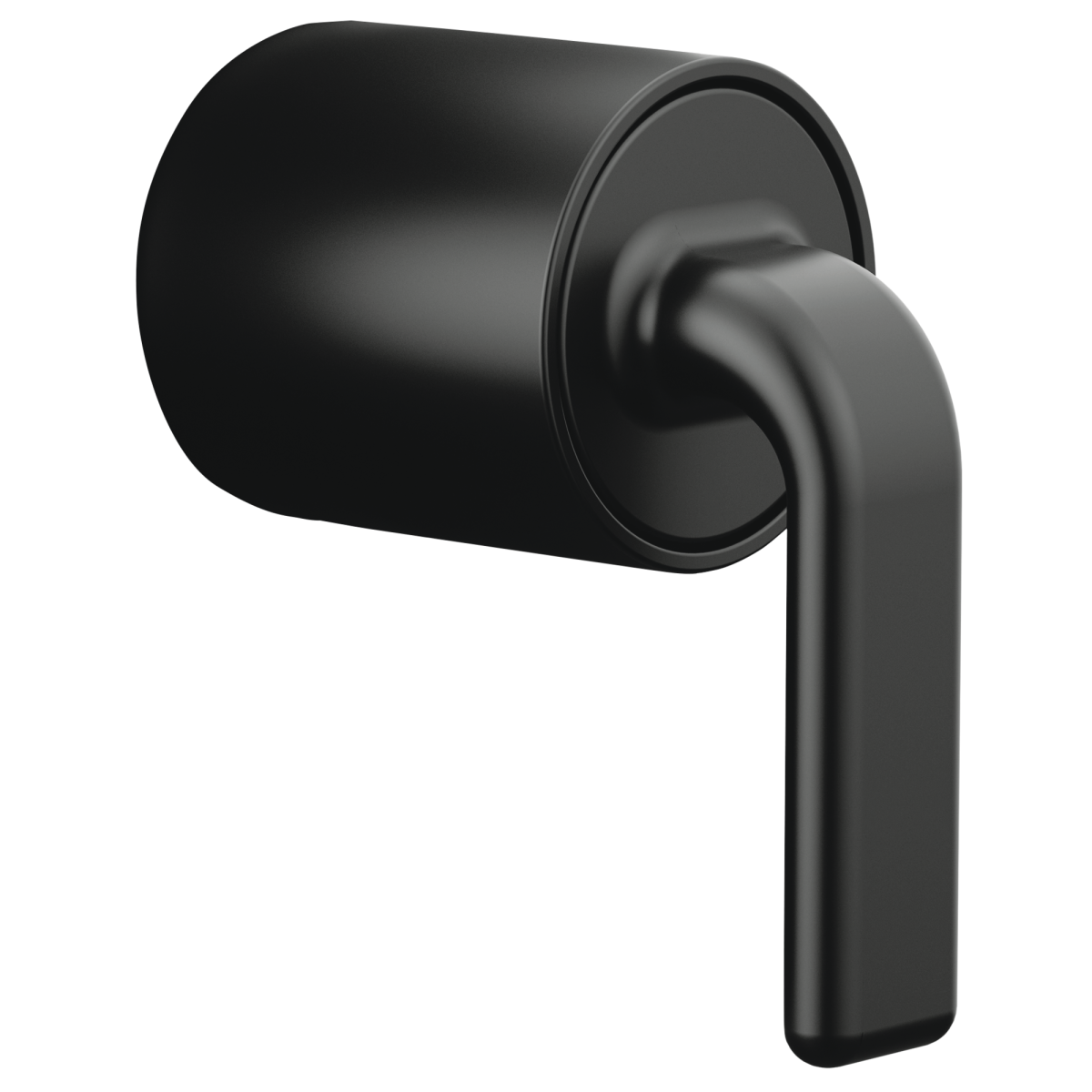 BRIZO Allaria Pressure Balance Valve Trim Twist Lever Handle Kit — Matte Black