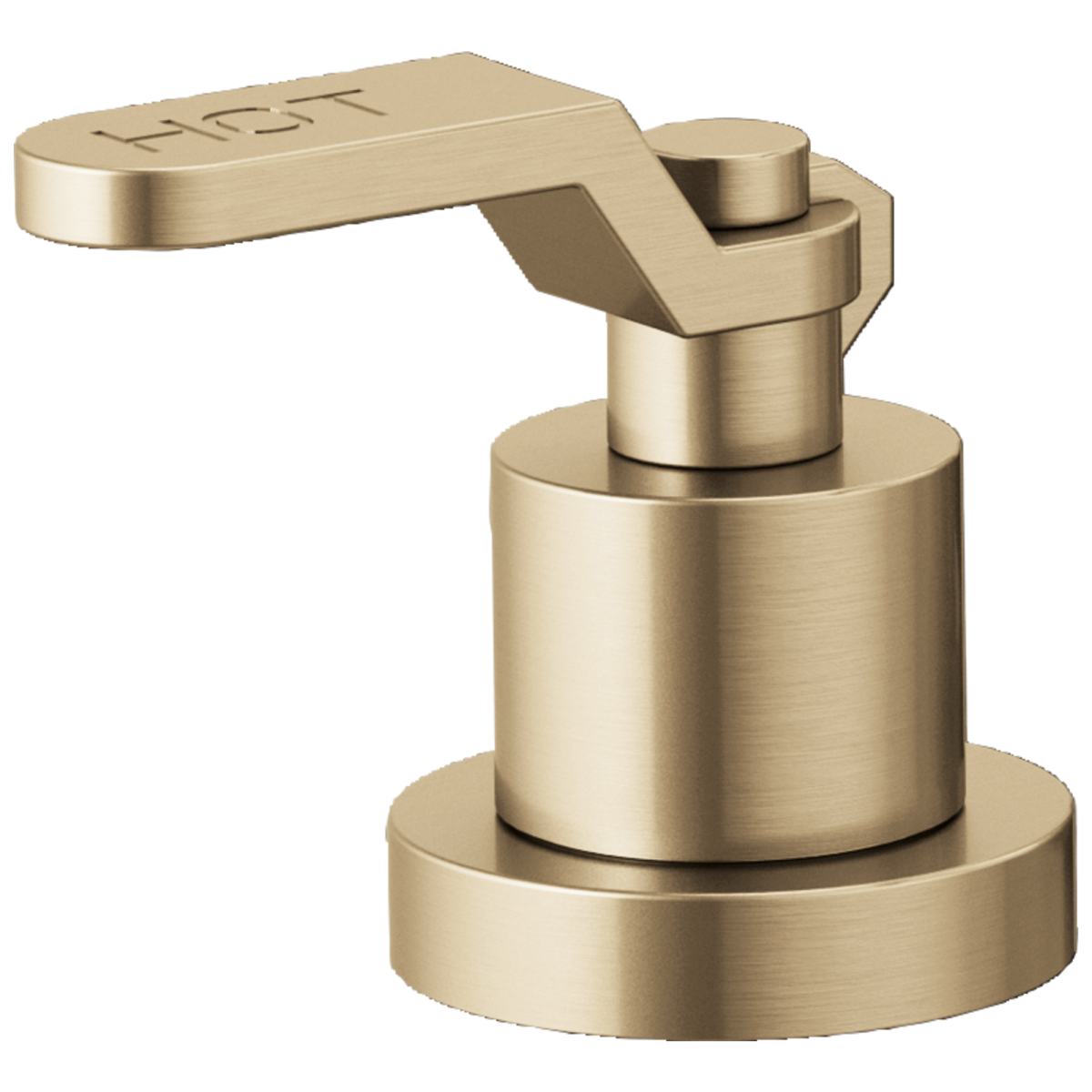 BRIZO Litze Roman Tub Faucet Industrial Lever Handle Kit — Luxe Gold