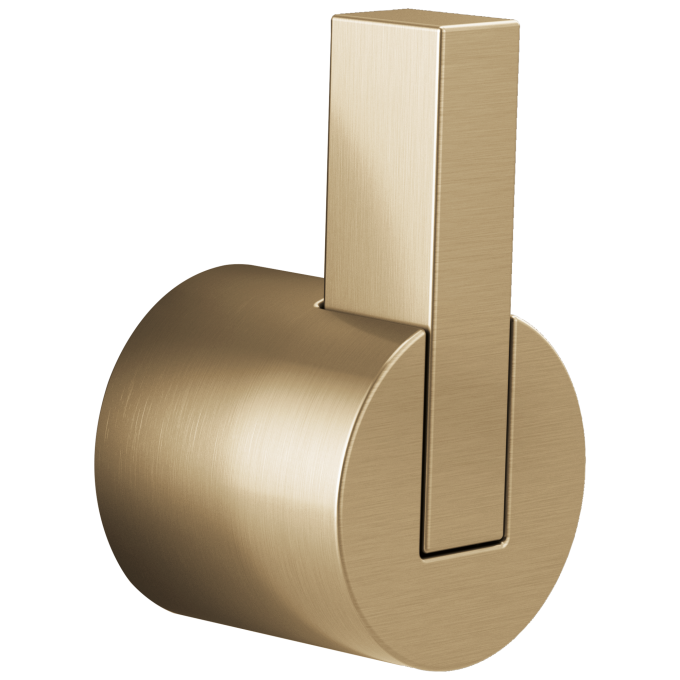 BRIZO Litze Single-Handle Floor Mount Tub Filler Lever Handle Kit — Luxe Gold