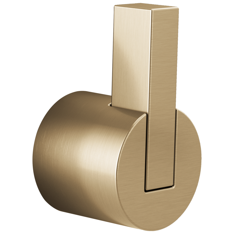 BRIZO Litze Single-Handle Floor Mount Tub Filler Lever Handle Kit — Luxe Gold