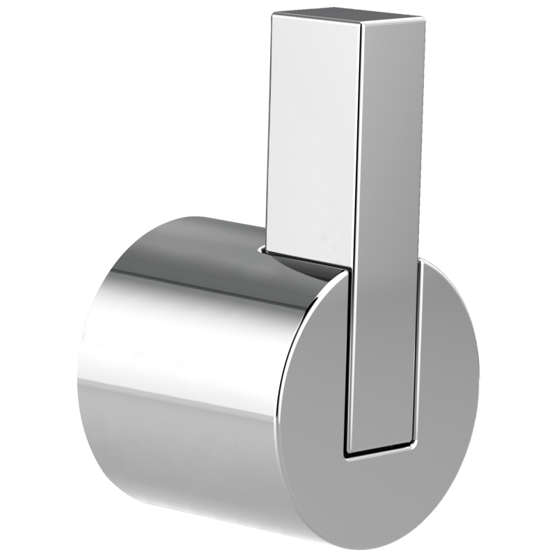 BRIZO Litze Single-Handle Floor Mount Tub Filler Lever Handle Kit — Chrome