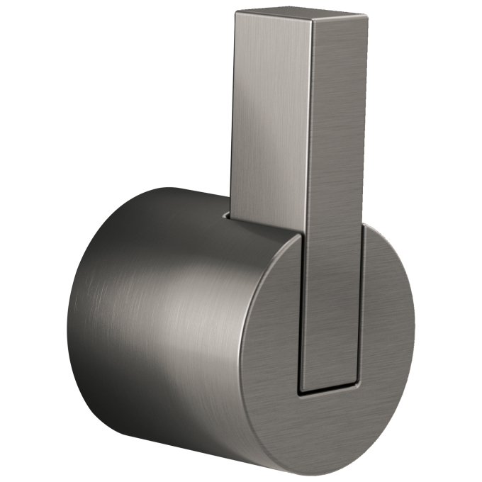 BRIZO Litze Single-Handle Floor Mount Tub Filler Lever Handle Kit — Luxe Steel