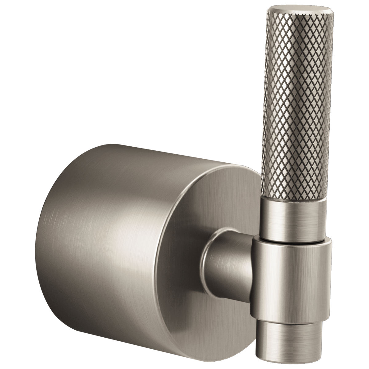 BRIZO Litze Single-Handle Floor Mount Tub Filler T-Lever Handle Kit — Luxe Nickel