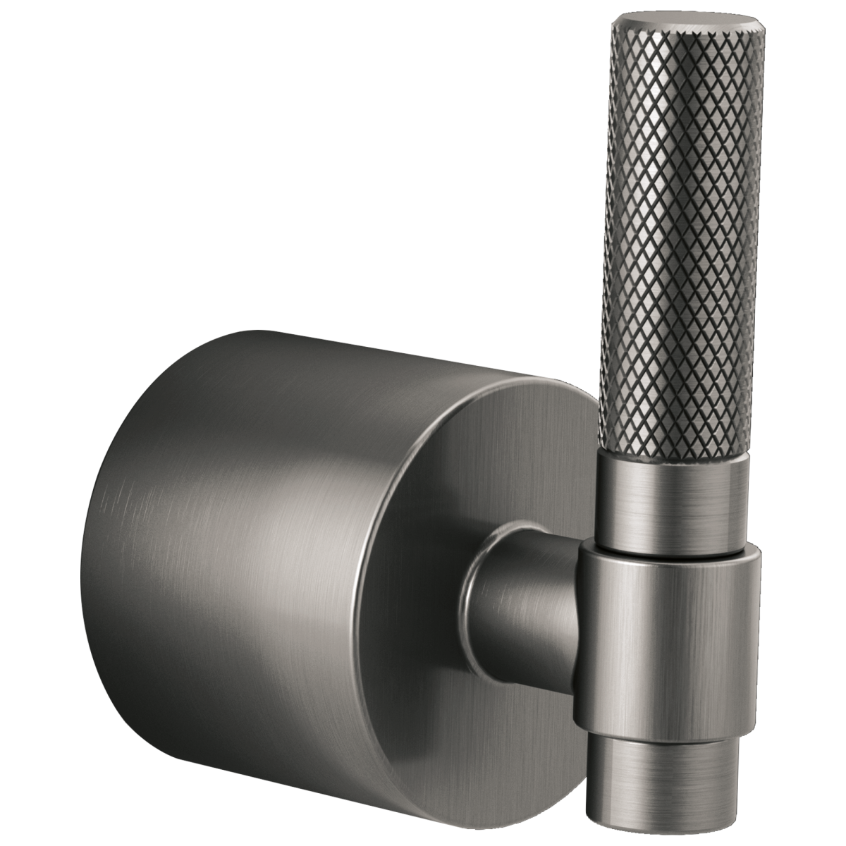 BRIZO Litze Single-Handle Floor Mount Tub Filler T-Lever Handle Kit — Luxe Steel