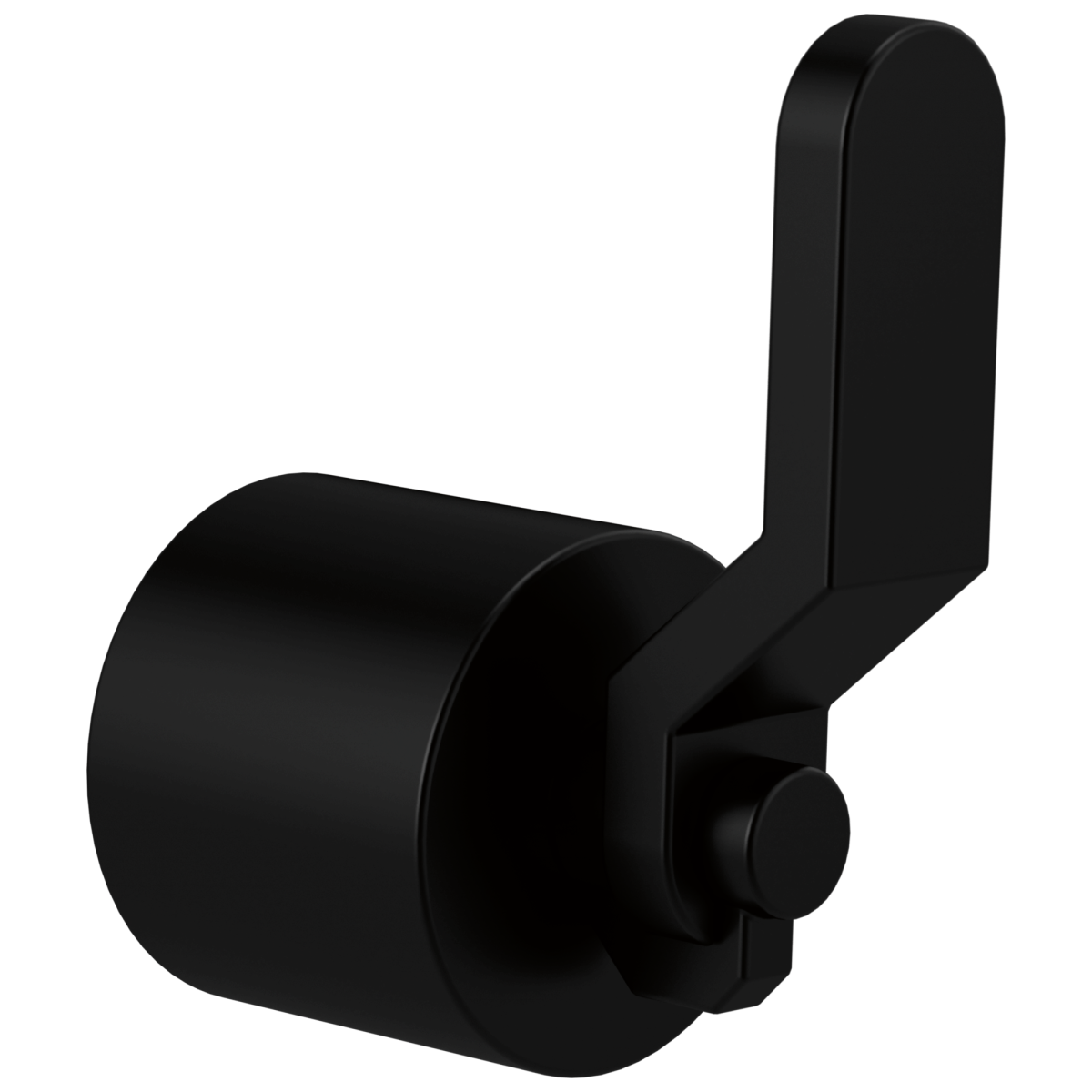 BRIZO Litze Single-Handle Freestanding Tub Filler Handle Kit - Industrial Lever — Matte Black
