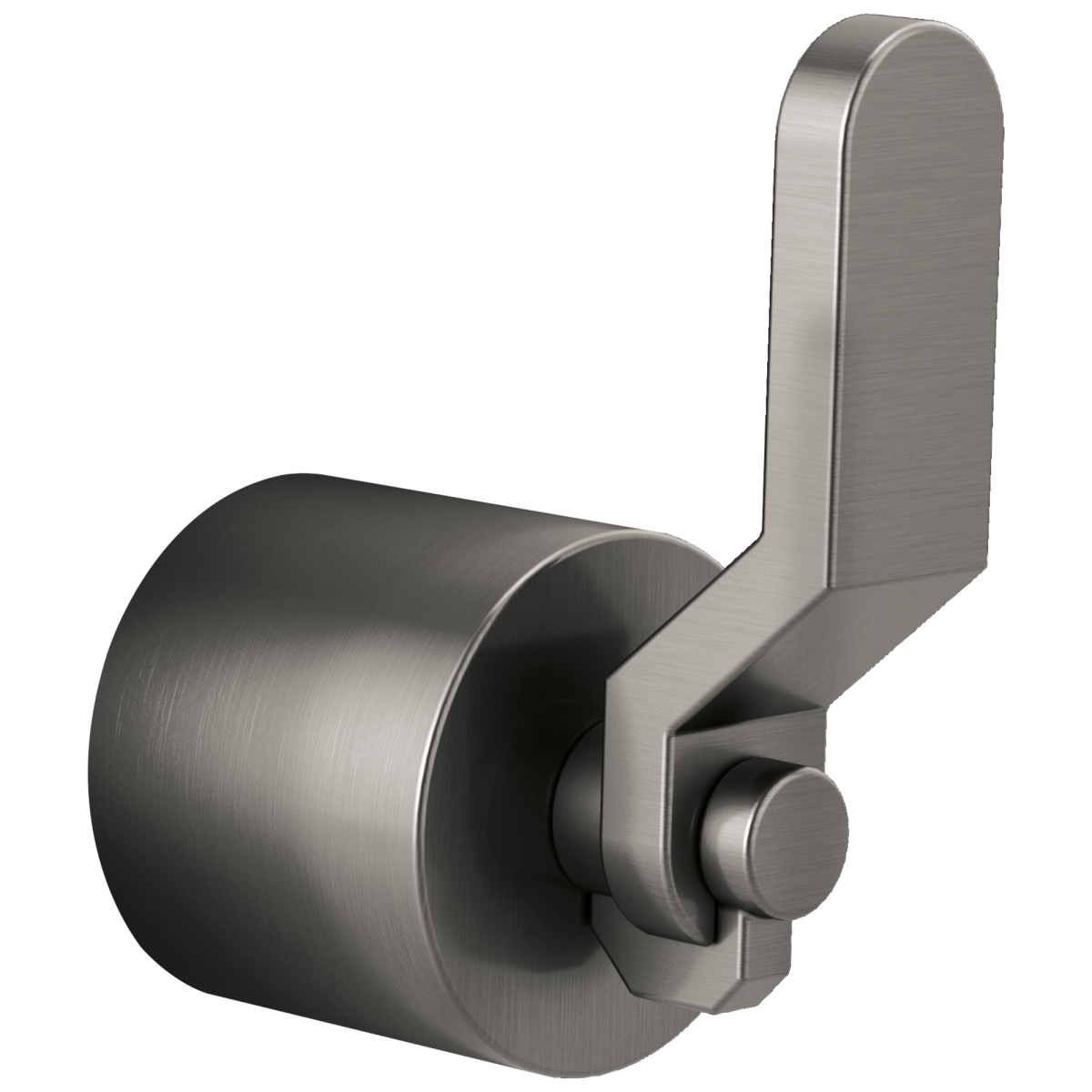 BRIZO Litze Single-Handle Floor Mount Tub Filler Industrial Lever Handle Kit — Luxe Steel