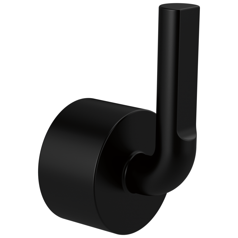BRIZO Litze Single-Handle Freestanding Tub Filler Handle Kit - Notch Lever — Matte Black