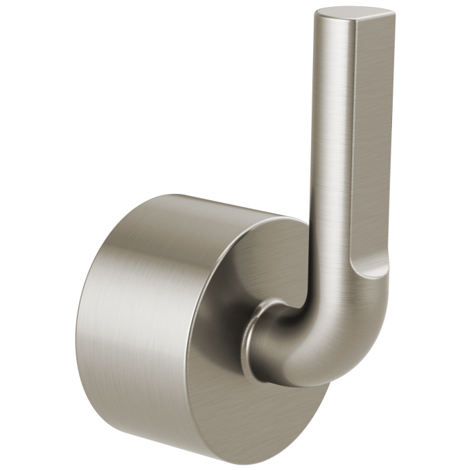 BRIZO Litze Single-Handle Floor Mount Tub Filler Notch Lever Handle Kit — Luxe Nickel