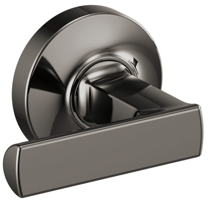 BRIZO Kintsu Two-Handle Wall Mount Tub Filler Lever Handle Kit — Brilliance Black Onyx