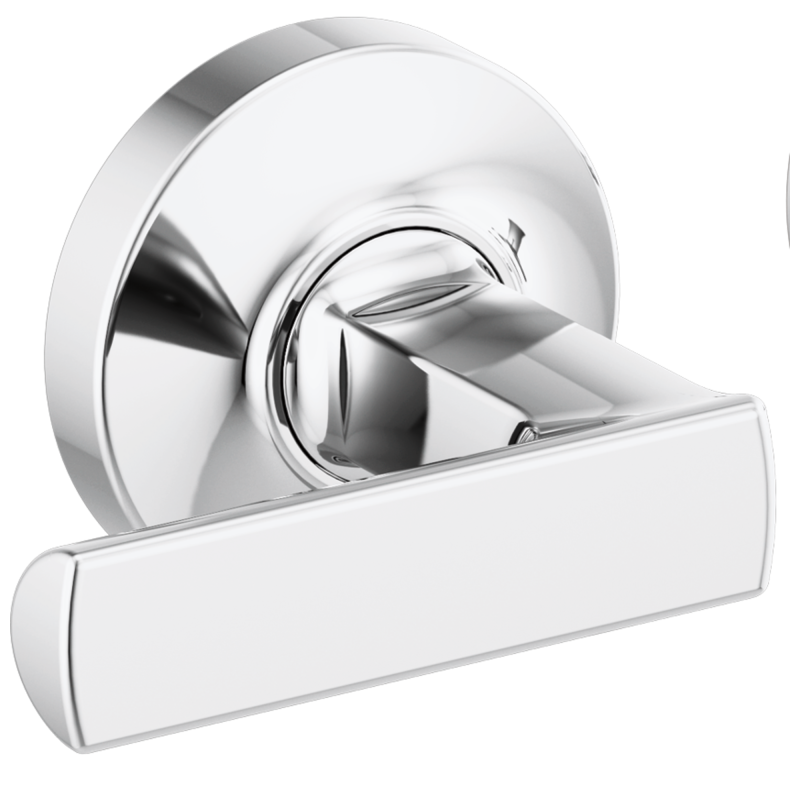 BRIZO Kintsu Two-Handle Wall Mount Tub Filler Lever Handle Kit — Chrome