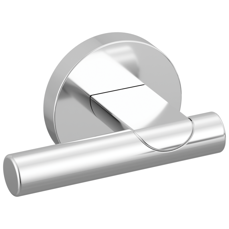 BRIZO Roccesco Two-Handle Wall Mount Tub Filler Lever Handle Kit — Chrome