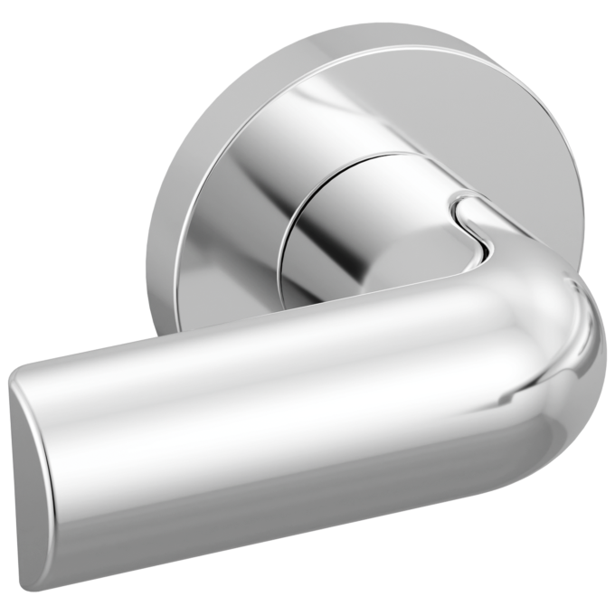 BRIZO Roccesco Two-Handle Wall Mount Tub Filler Bent Lever Handle Kit — Chrome