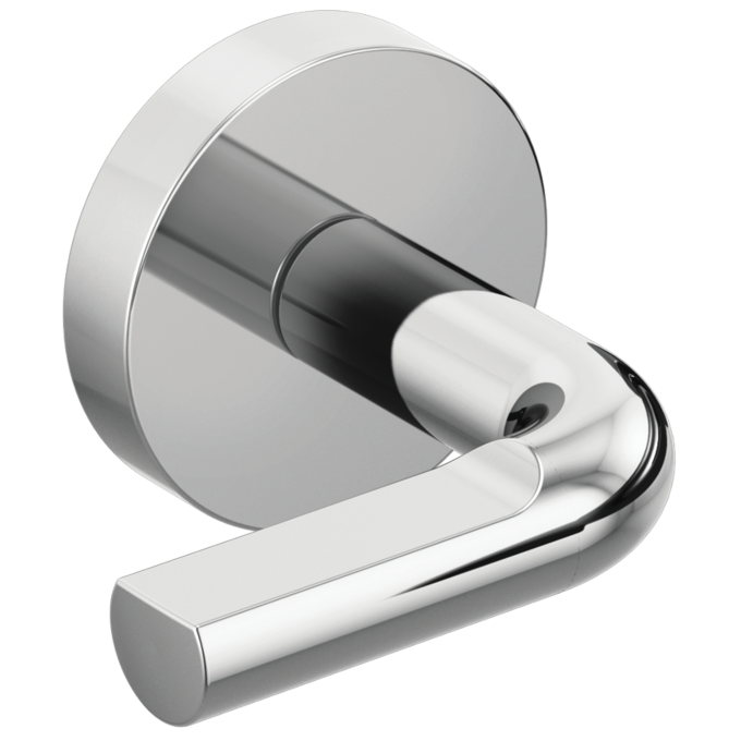 BRIZO Litze Two-Handle Wall Mount Tub Filler Notch Lever Handle Kit — Chrome