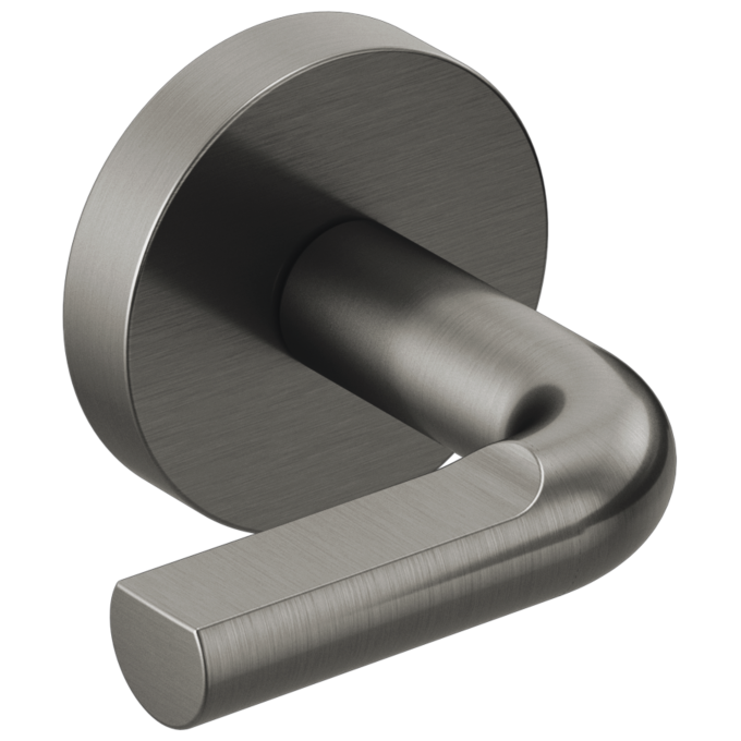BRIZO Litze Two-Handle Wall Mount Tub Filler Notch Lever Handle Kit — Luxe Steel
