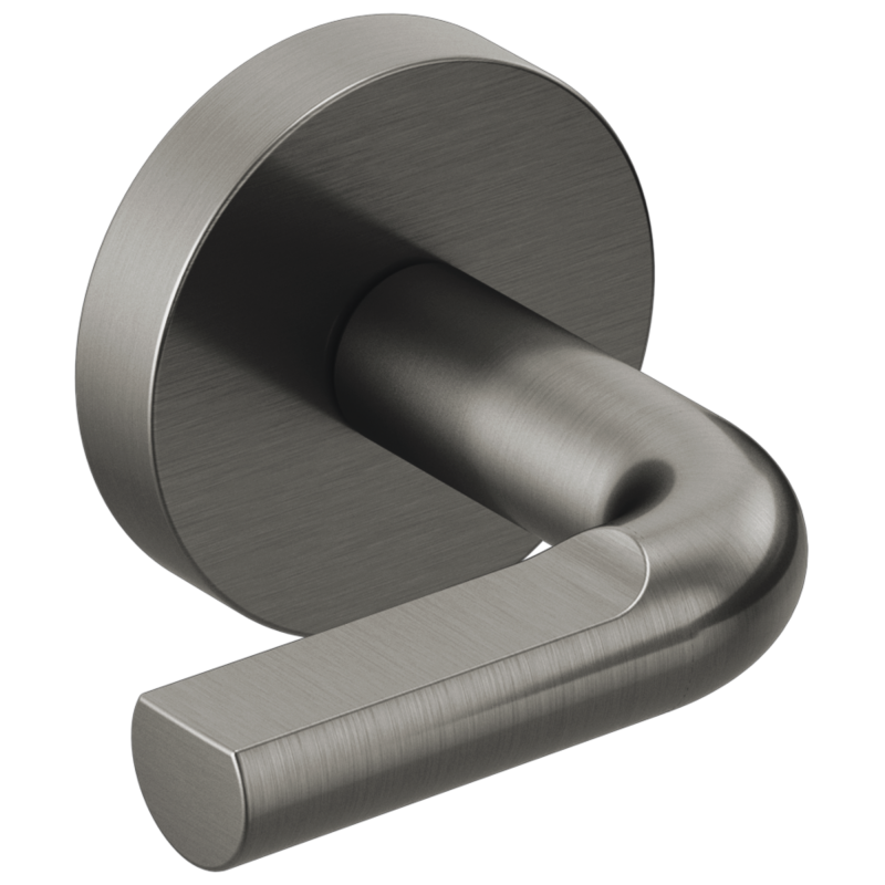 BRIZO Litze Two-Handle Wall Mount Tub Filler Notch Lever Handle Kit — Luxe Steel