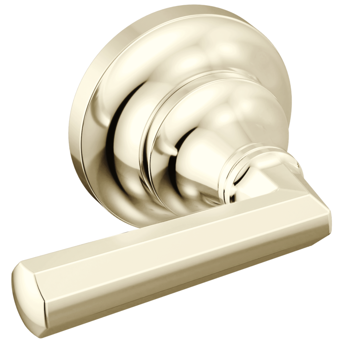 BRIZO Beauclere Two-Handle Wall Mount Tub Filler Lever Handle Kit — Polished Nickel