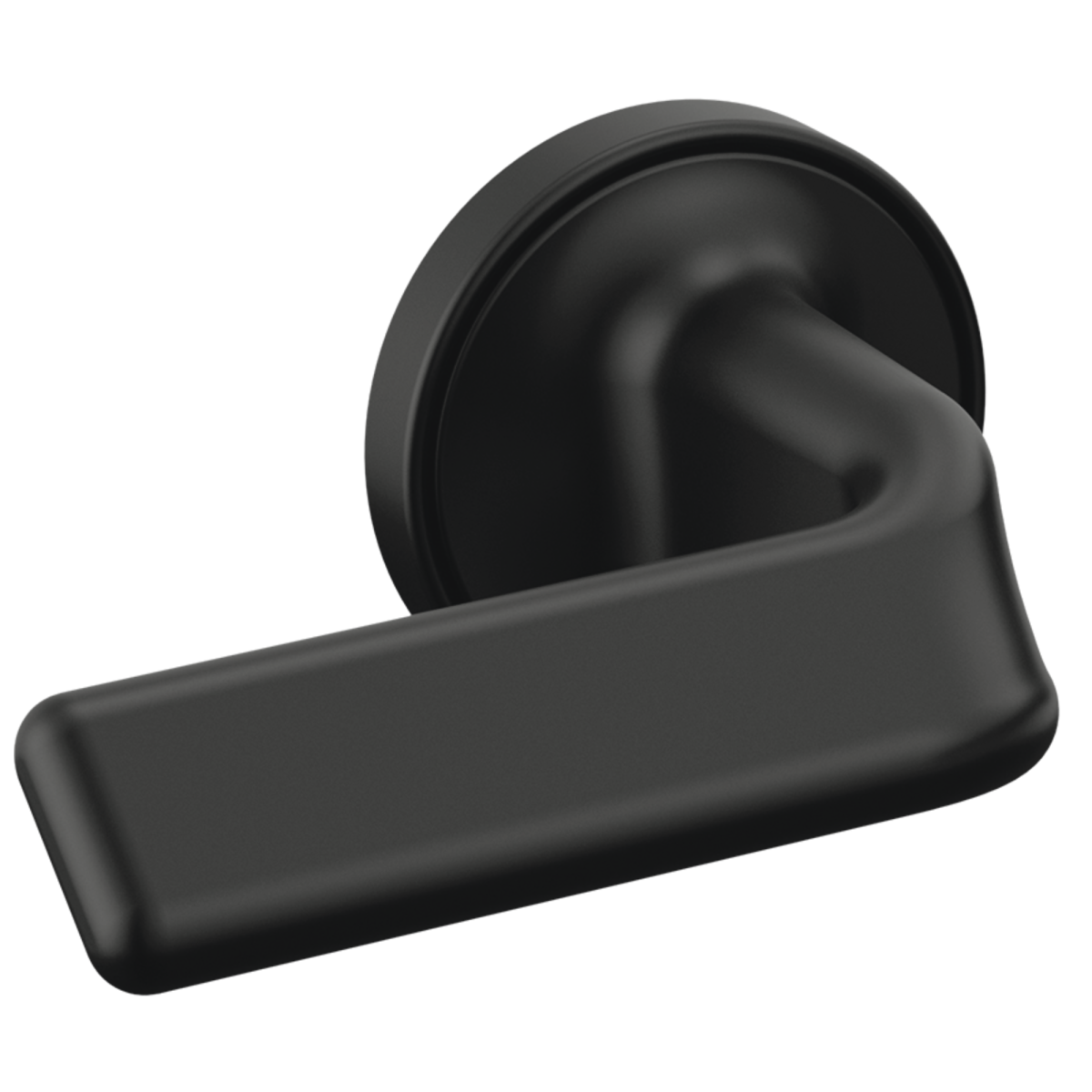 BRIZO Allaria Two-Handle Wall Mount Tub Filler Twist Lever Handle Kit — Matte Black