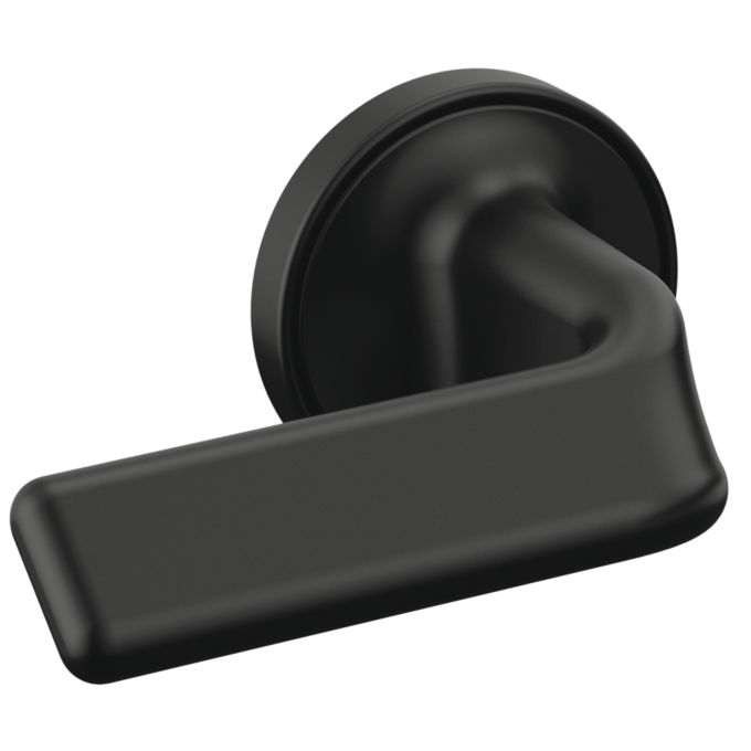 BRIZO Allaria Two-Handle Wall Mount Tub Filler Twist Lever Handle Kit — Matte Black