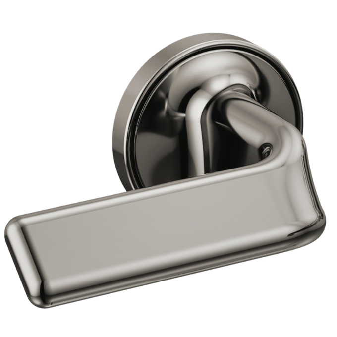 BRIZO Allaria Two-Handle Wall Mount Tub Filler Twist Lever Handle Kit — Brilliance Black Onyx