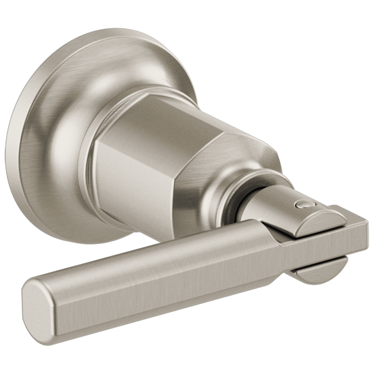 BRIZO Invari Two-Handle Wall Mount Tub Filler Lever Handle Kit — Luxe Nickel