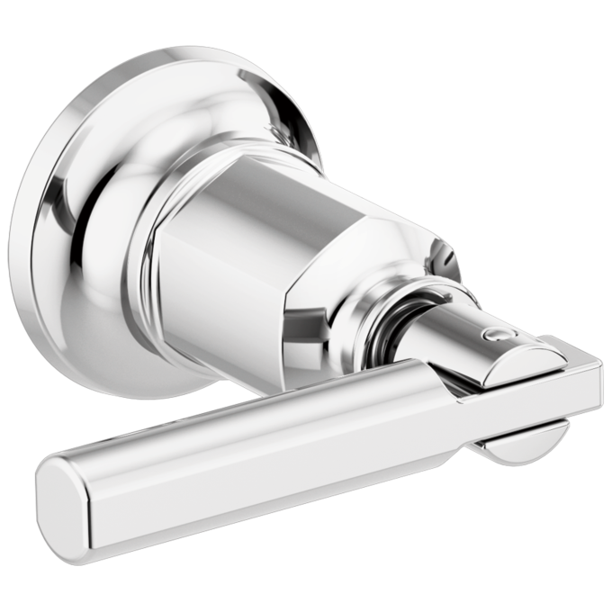 BRIZO Invari Two-Handle Wall Mount Tub Filler Lever Handle Kit — Chrome