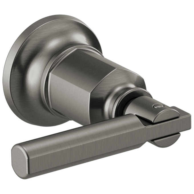 BRIZO Invari Two-Handle Wall Mount Tub Filler Lever Handle Kit — Luxe Steel