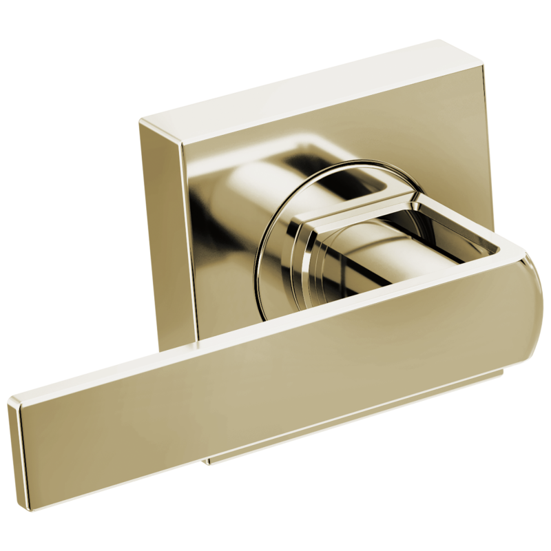 BRIZO Frank Lloyd Wright Two-Handle Wall Mount Tub Filler Gap Lever Handle Kit — Polished Nickel