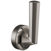 BRIZO Beauclere Single-Handle Floor Mount Tub Filler Lever Handle Kit — Brilliance Black Onyx