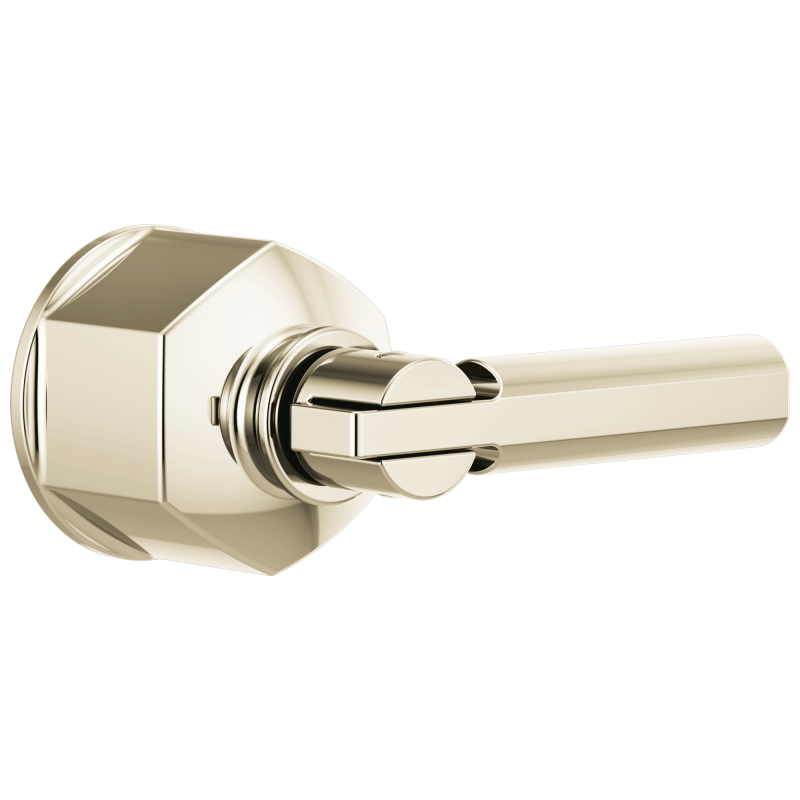 BRIZO Invari Single-Handle Floor Mount Tub Filler Lever Handle Kit — Polished Nickel